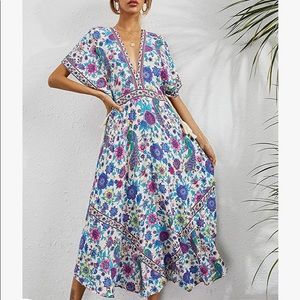 Floral Boho Dress R. Vivimos